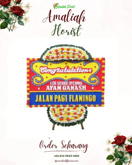 Sewa Papan Bunga Aboy