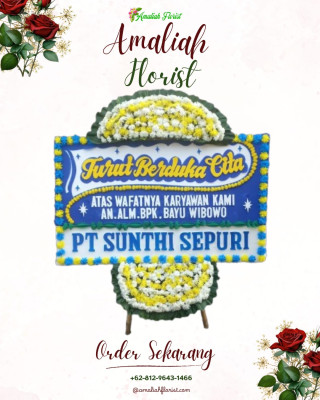 Papan Bunga Duka di Aboy