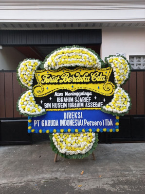 Papan Bunga Duka di Aboy