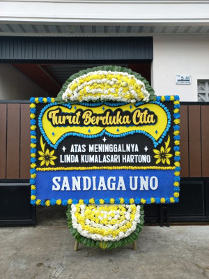Papan Bunga Duka di Aboy